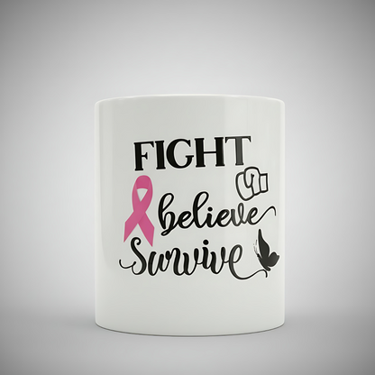 Breast Cancer Awareness Mugs – Inspirational Support Gifts