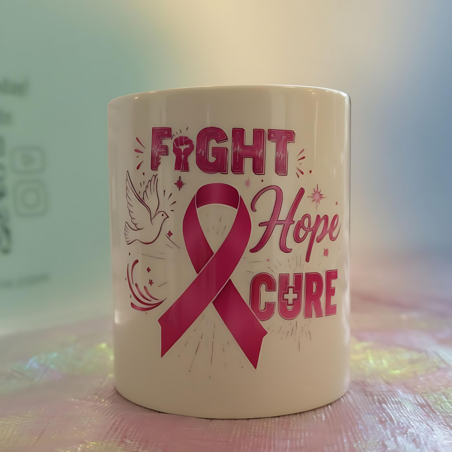 Breast Cancer Awareness Mugs – Inspirational Support Gifts