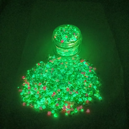 Blueberry Burst Glow-in-the-Dark Glitter