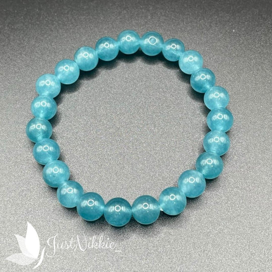 Blue Shore Bracelet | Tranquil Blue Jelly Bead Bracelet