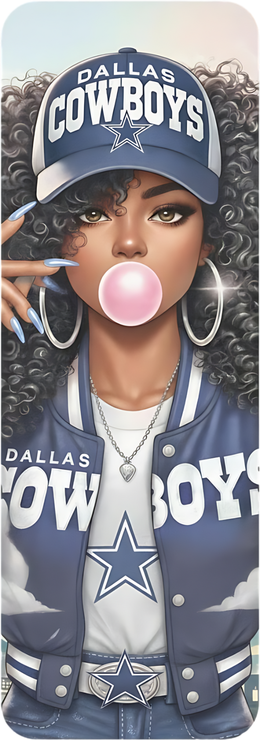 Dallas Cowboys Girl Bookmark – Football Fan Vibes