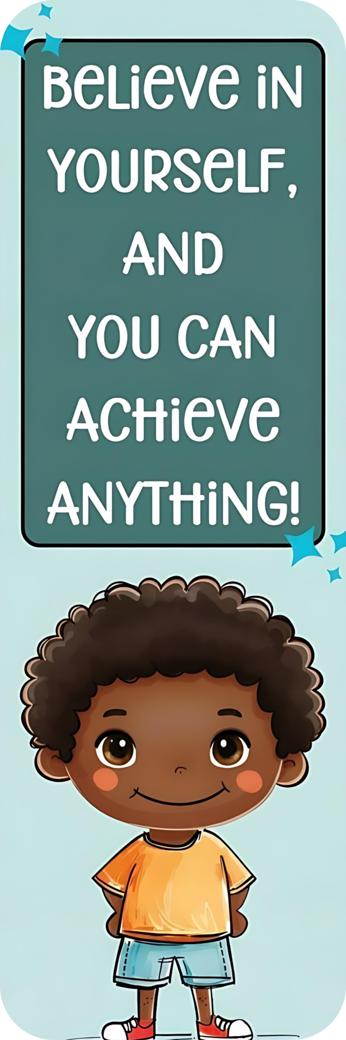 Inspirational Character Bookmarks for Kids – Uplifting Designs
