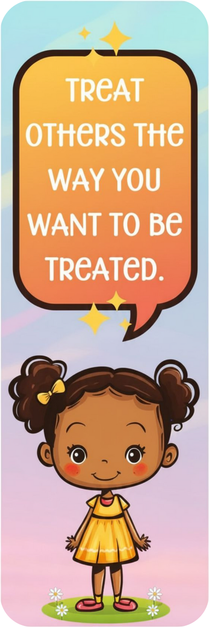 Inspirational Character Bookmarks for Kids – Uplifting Designs