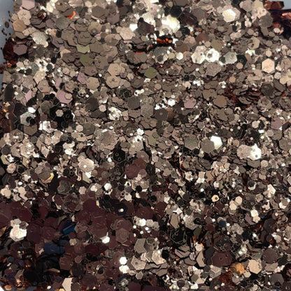 Bronzilla Metallic Glitter – Striking Bronze Chunky Glitter Mix