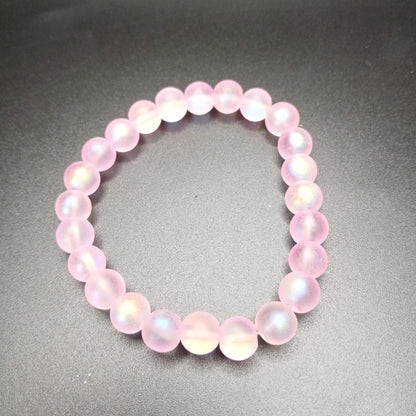 Aurora Borealis Glass Bead Mix Bracelet Collection – 8mm