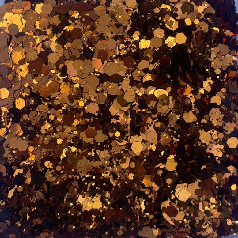 Cosmic Orange  Metallic Chunky Glitter