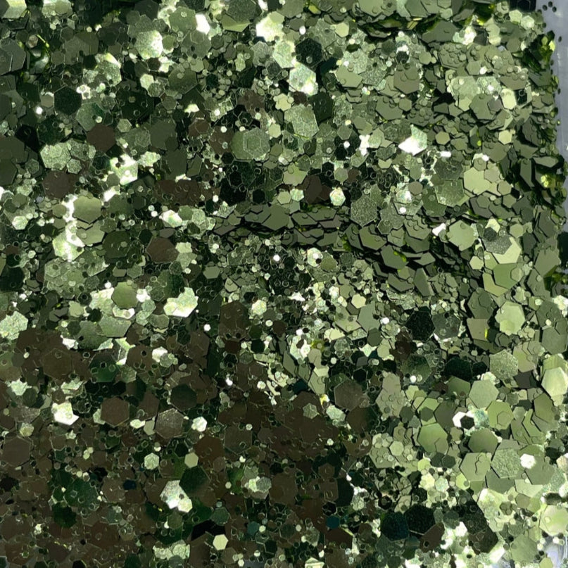 Emerald Green Metallic Chunky Glitter