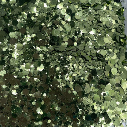 Emerald Green Metallic Chunky Glitter