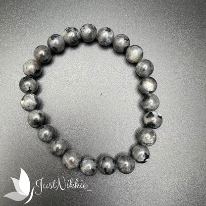 Enchanted Gleam Bracelet | Labradorite Beaded Bracelet for Elegance and Protection