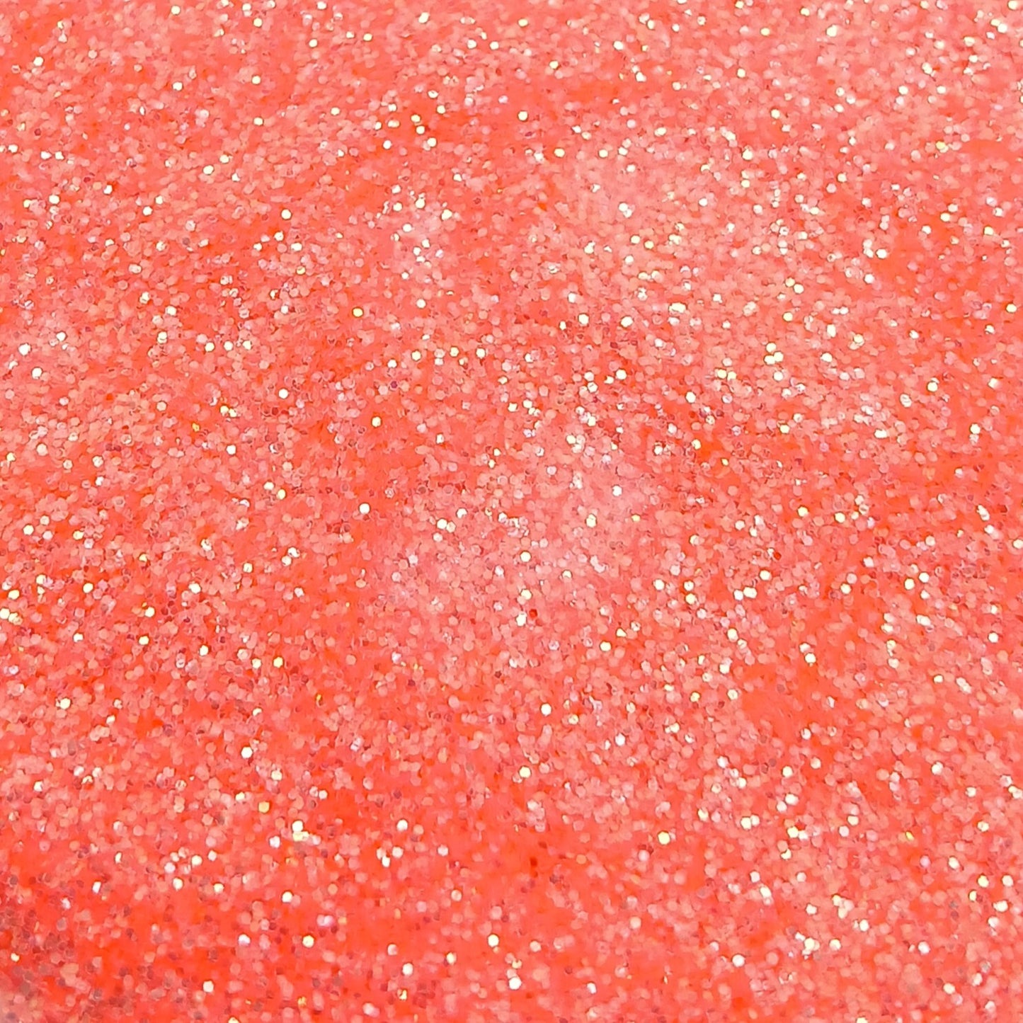 Fiery Peach Iridescent Glitter