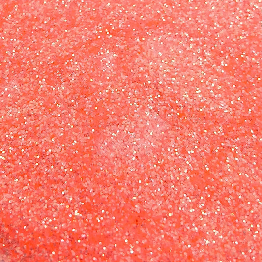 Fiery Peach Iridescent Glitter