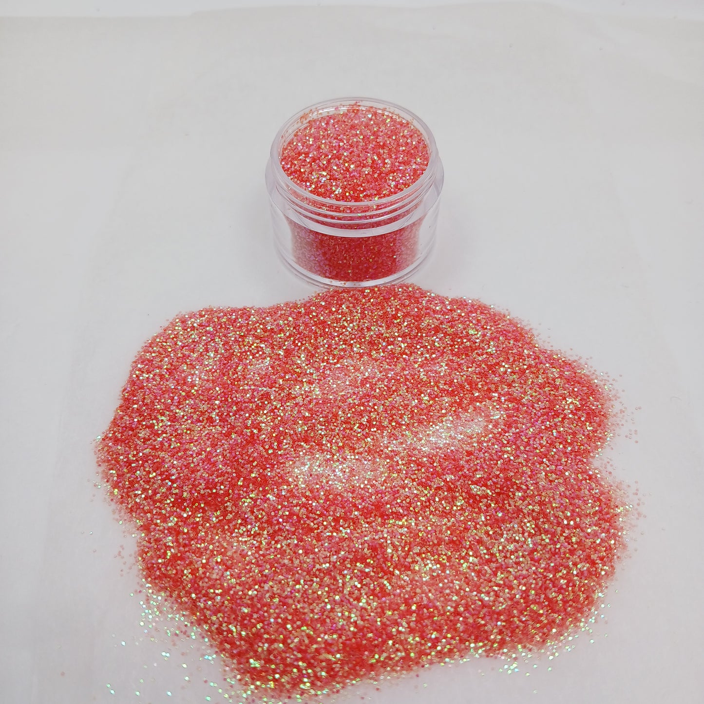 Flamingo Dream Iridescent Glitter – Peachy Pink Sparkle