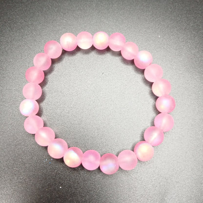 Aurora Borealis Glass Bead Mix Bracelet Collection – 8mm