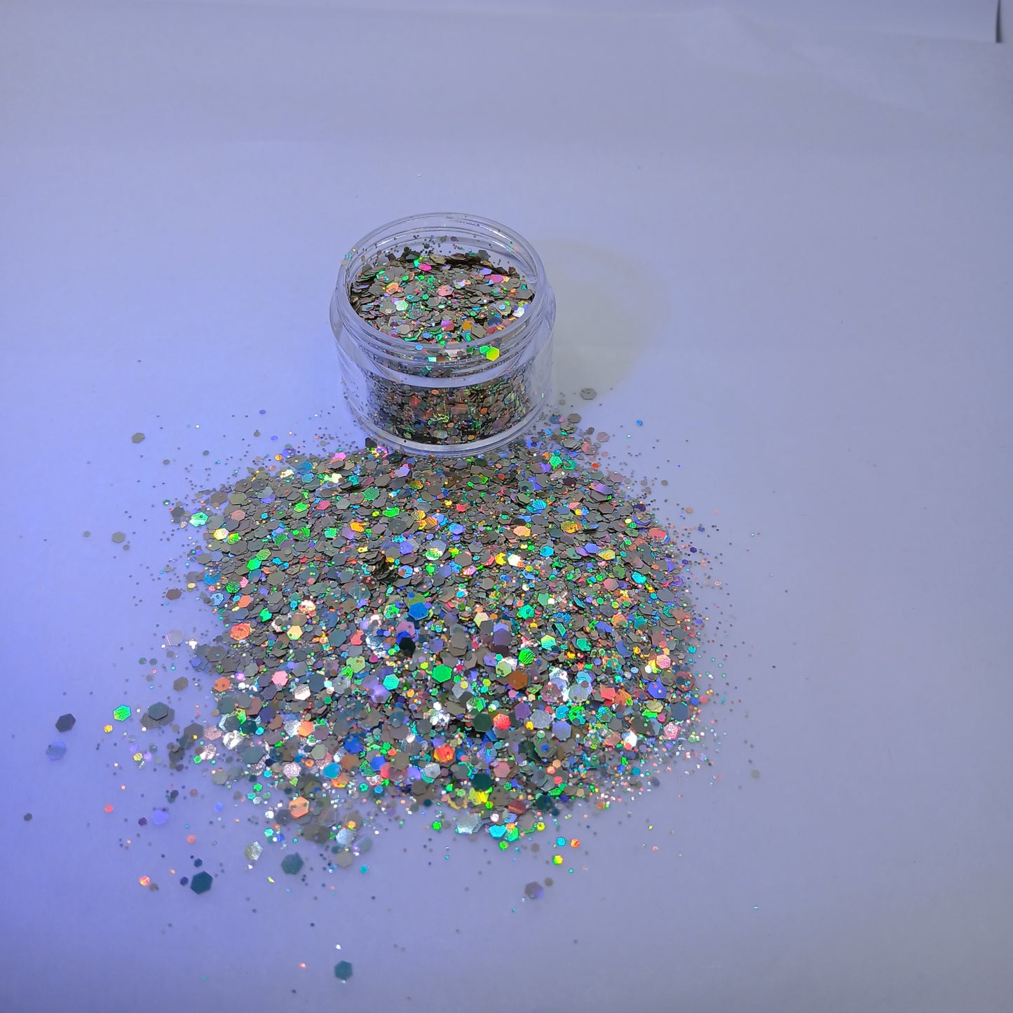 Glitch in the Sun  – UV Color-Changing Glitter