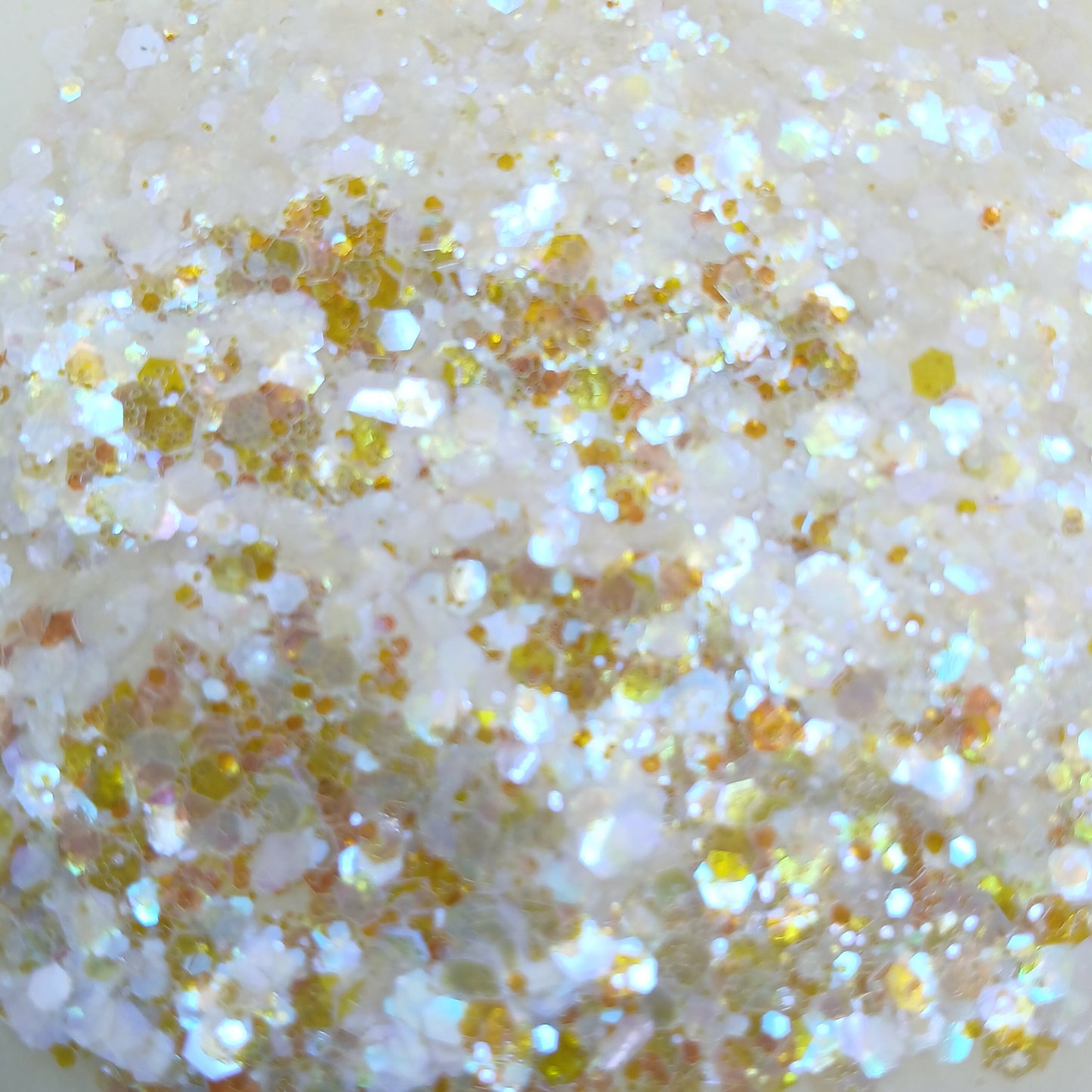 Golden Frost Iridescent Glitter