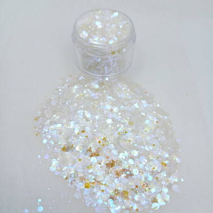 Golden Frost Iridescent Glitter
