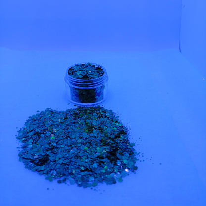 Grinch Glam  – UV Color-Changing Glitter
