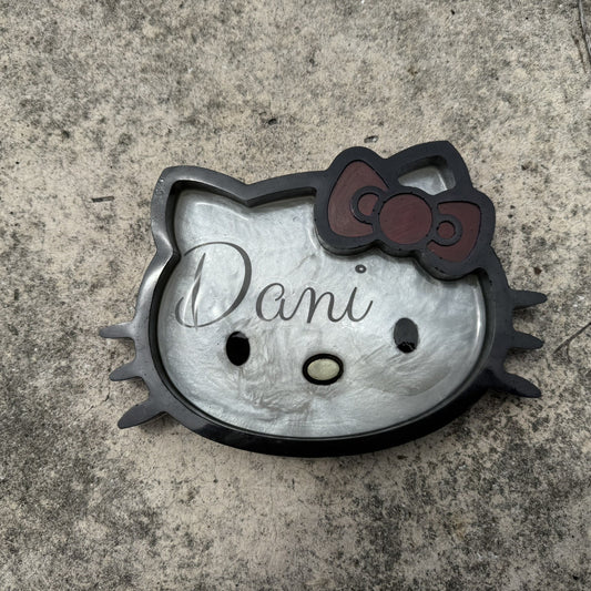 Custom Hello Kitty-Inspired Resin Tray