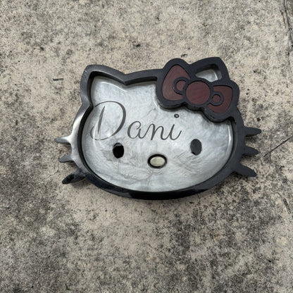 Custom Hello Kitty-Inspired Resin Tray