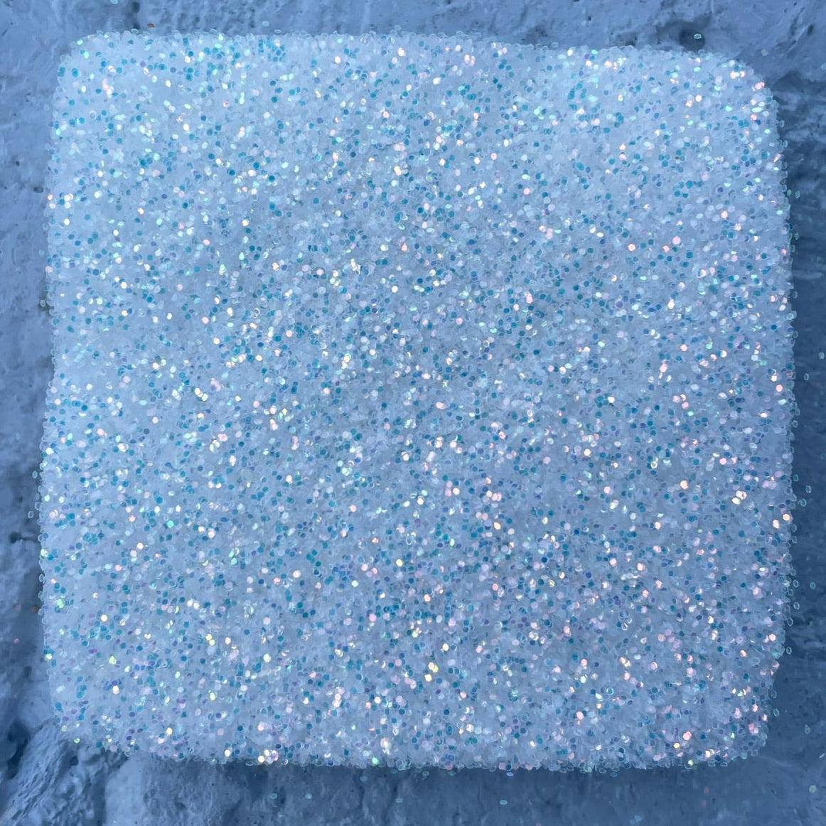 Glistening Snow Glitter – Fine Iridescent White Glitter