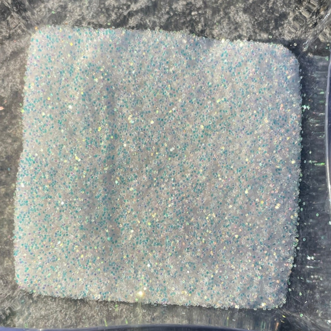 Glistening Snow Glitter – Fine Iridescent White Glitter