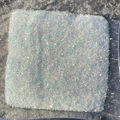 Glistening Snow Glitter – Fine Iridescent White Glitter