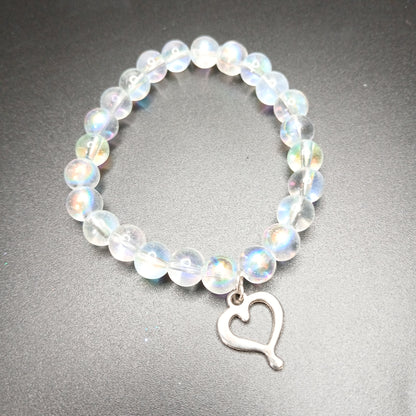 Aurora Borealis Glass Bead Mix Bracelet Collection – 8mm