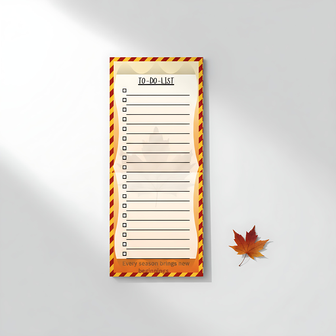 Fall To-Do List | Autumn-Themed Peel-Away Sheet
