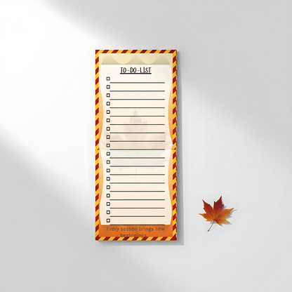 Fall To-Do List | Autumn-Themed Peel-Away Sheet