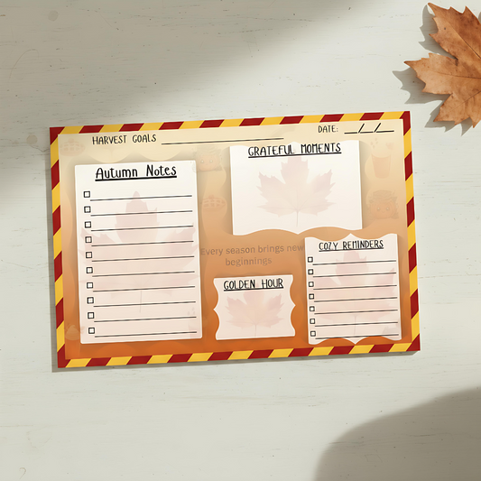 Fall Daily Planner | Autumn-Themed Peel-Away Sheet