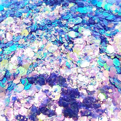 Mystic Lagoon Iridescent Chunky Glitter