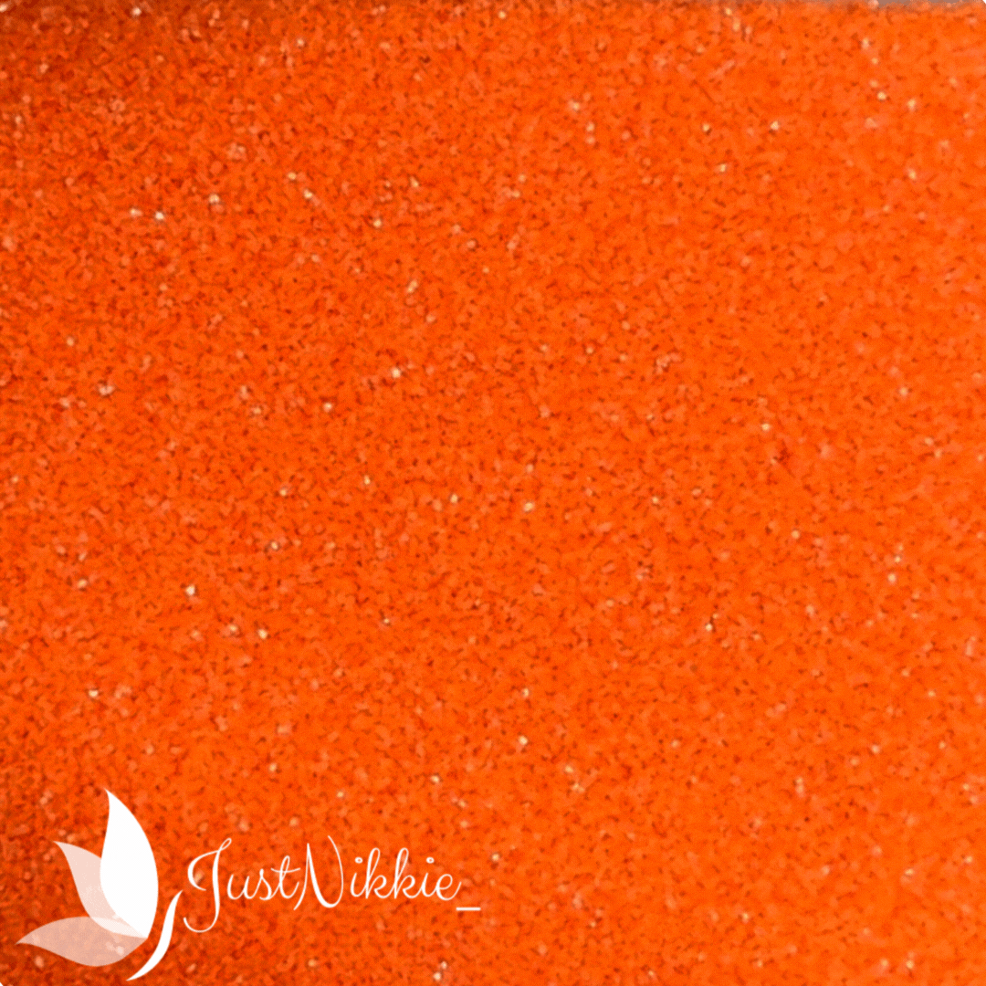 Neon Orange Glitter - Electrifying Extra Fine Iridescent Glitter