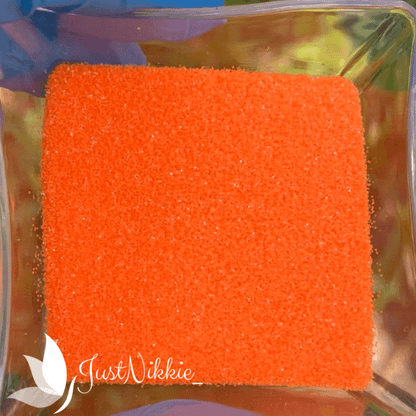 Neon Orange Glitter - Electrifying Extra Fine Iridescent Glitter
