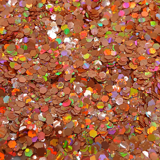 Peach, Please  – UV Color-Changing Glitter