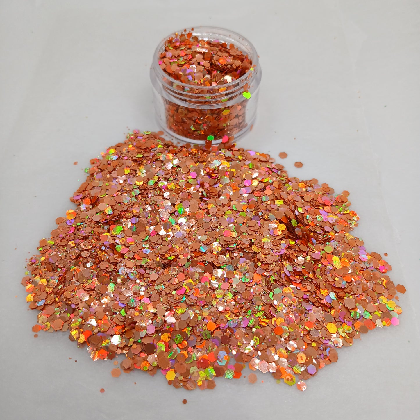Peach, Please  – UV Color-Changing Glitter