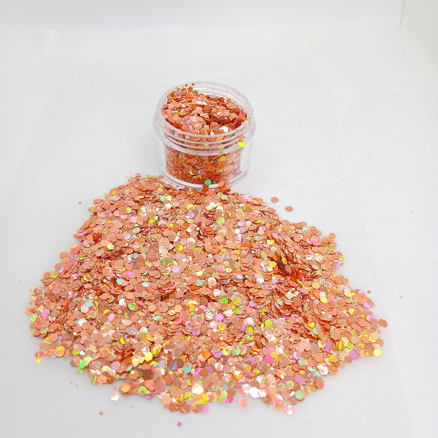 Peach, Please  – UV Color-Changing Glitter