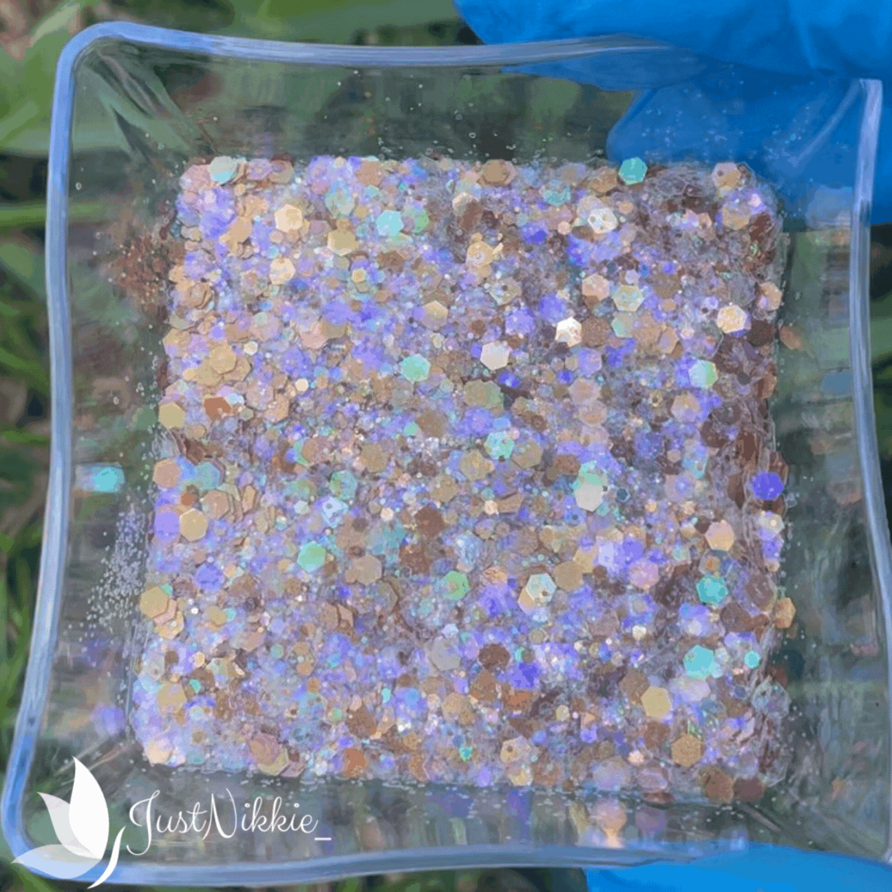 Sahara Sand Iridescent Chunky Glitter -  Golden and Beige Tones Gitter