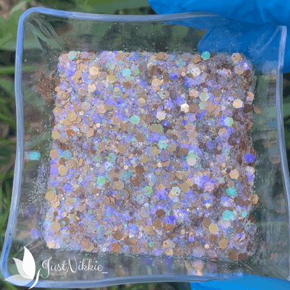 Sahara Sand Iridescent Chunky Glitter -  Golden and Beige Tones Gitter