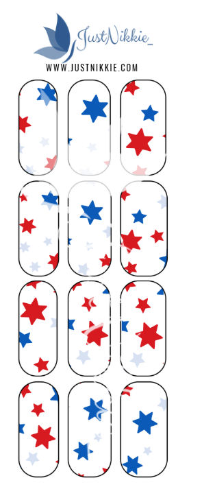 Star Nail Water Decals