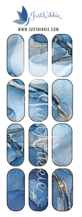 Marble Nail Water Decals (4 Style Options)