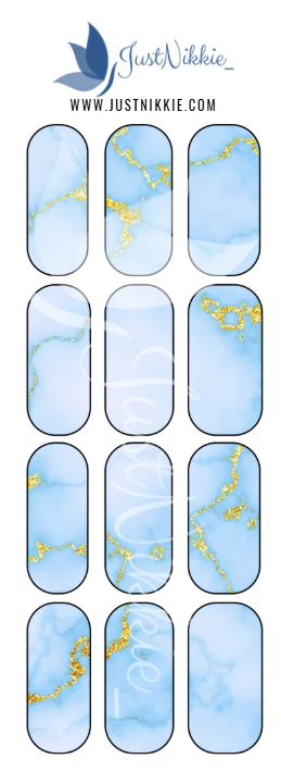 Marble Nail Water Decals (4 Style Options)