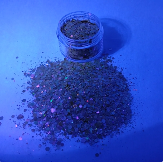 Glitch in the Sun  – UV Color-Changing Glitter