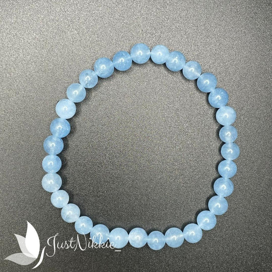 Seaside Tranquility Bracelet | Aquamarine Amazonite Beaded Bracelet