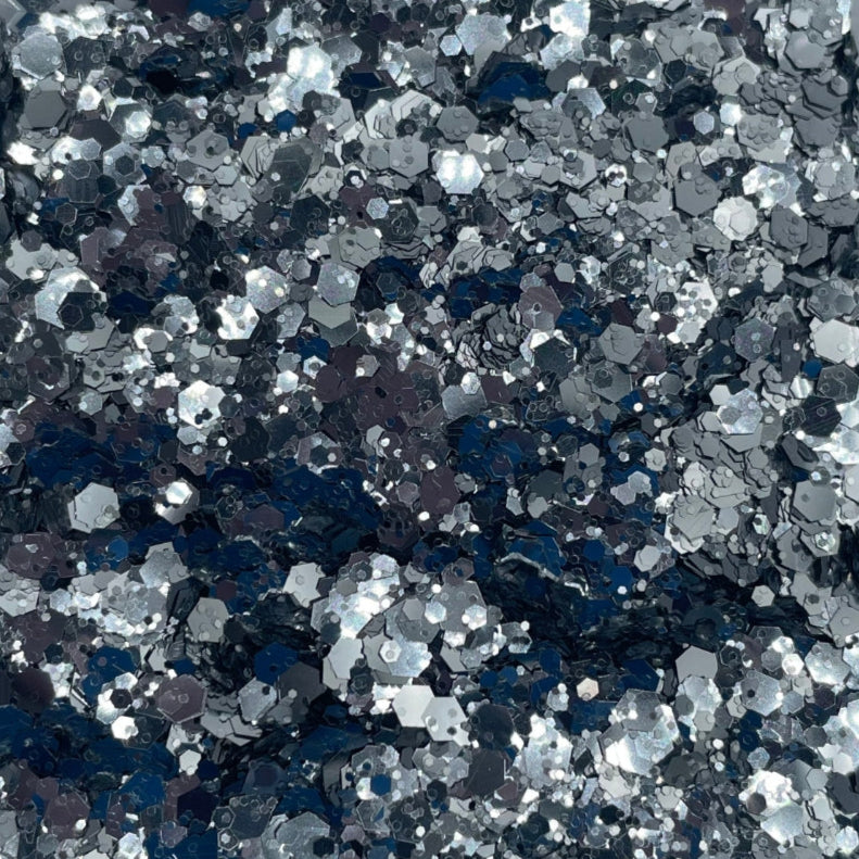 Silver Dream Metallic Chunky Glitter - Sliver Metallic Glitter Mix
