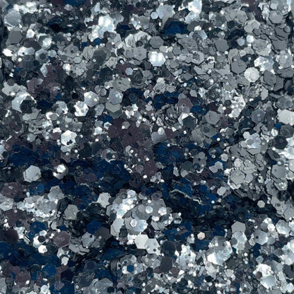 Silver Dream Metallic Chunky Glitter - Sliver Metallic Glitter Mix