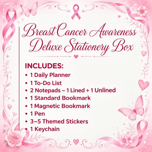 Breast Cancer Awareness Deluxe Stationery Box