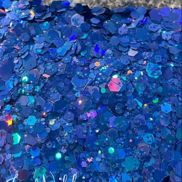 Blurple Haze Purple-Blue Holographic Glitter