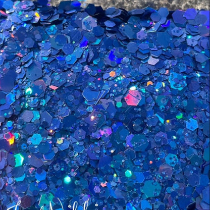 Blurple Haze Purple-Blue Holographic Glitter