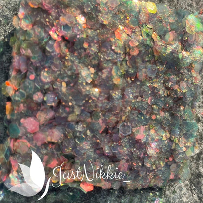 Trickster Green-Brown Iridescent Chunky Glitter – Mysterious