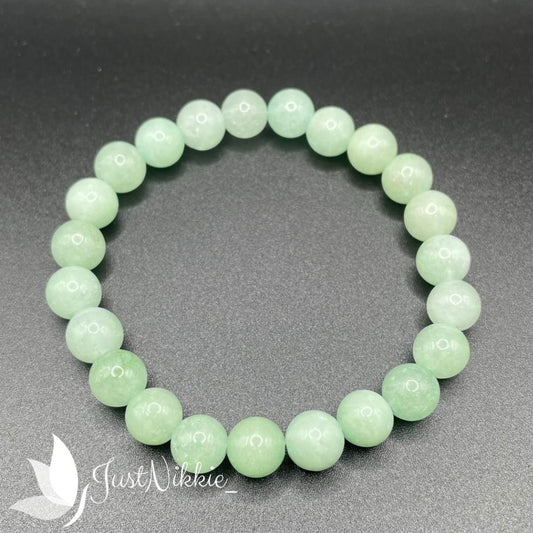 Fresh Minty Delight Bracelet | Natural Mint Green Beaded Bracelet